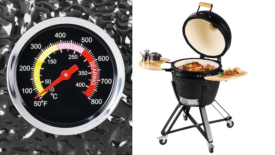 Sagt euch genau, ob euer Essen ein Erfolg wird: Die Temperaturanzeige macht euch die perfekte Mahlzeit denkbar einfach!