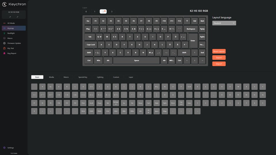 Mit dem Keychron Launcher habt ihr jederzeit die volle Kontrolle über eure Tastatur – und das vom Browser aus!