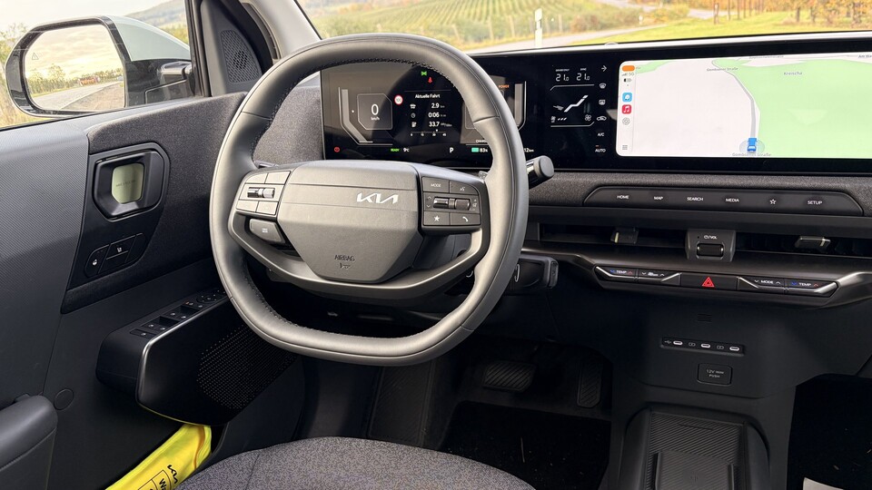 Das Interieur des Kia EV2 sieht schick und hochwertig aus.