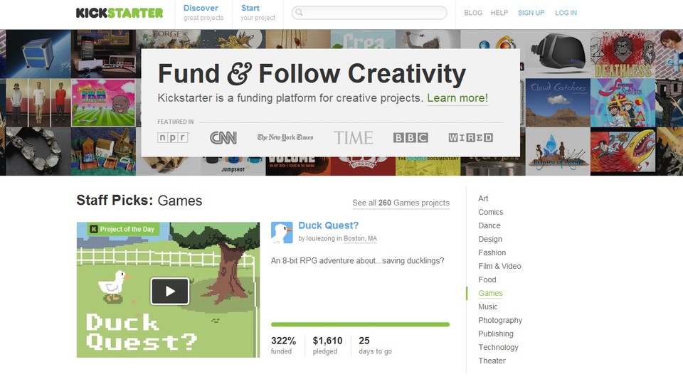 Angeblich wollen große Spiele-Publisher Kickstarter nutzen um sich Entwicklungskosten zu sparen.