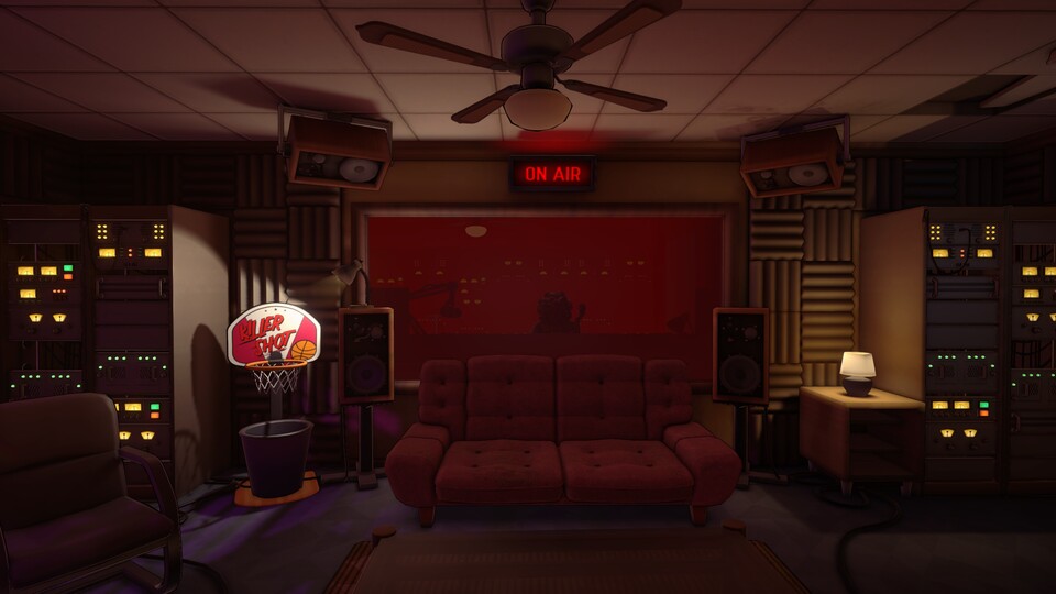 Forrest ist nicht allein: Seine Aufnahmeleiterun Peggy leistet ihm Gesellschaft.