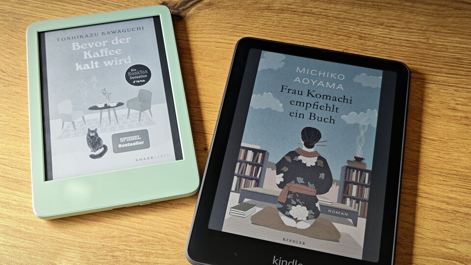 Auf dem Kindle Colorsoft seht ihr die Cover schön in Farbe. (Bildquelle: Duy Linh DinhGameStar Tech)