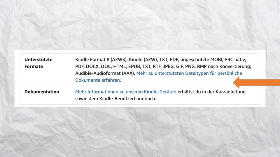 In der Produktbeschreibung von Amazon könnt ihr einsehen, wie viele Dateiformate unterstützt werden. Ein Blick lohnt sich.