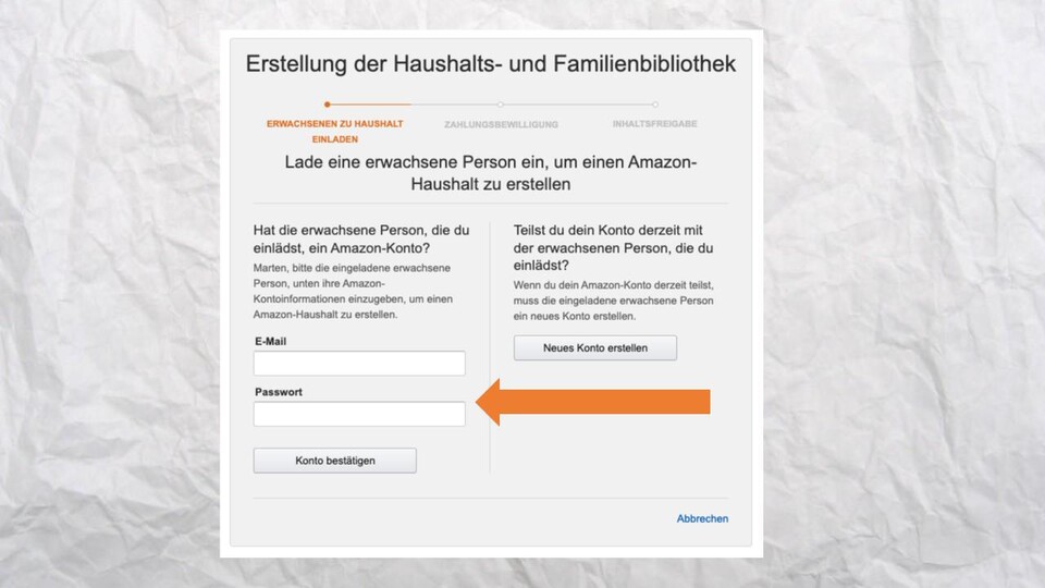 Über eure Geräteeinstellungen könnt ihr einen erwachsenen User hinzufügen. Dieser muss sich dafür jedoch mit einem Amazon-Konto einloggen.