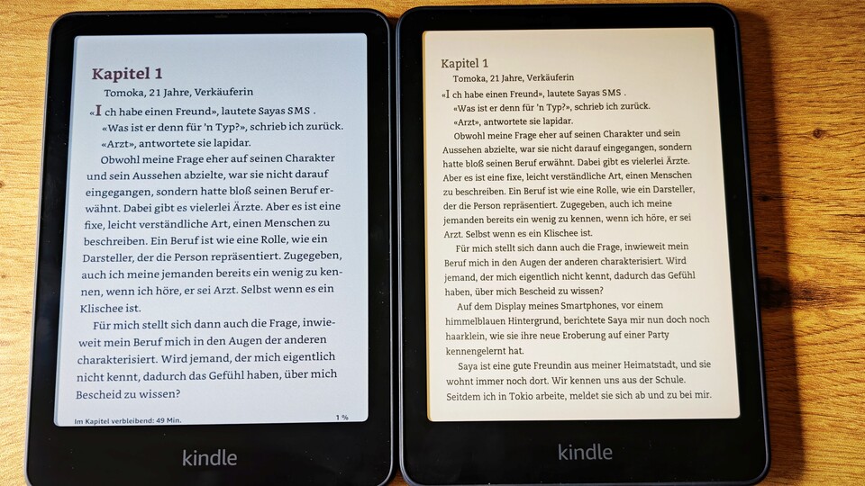 Die wärmere Farbtemperatur hilft dabei eure Augen beim Lesen zu schonen. (Bildquelle: Duy Linh DinhGameStar Tech)