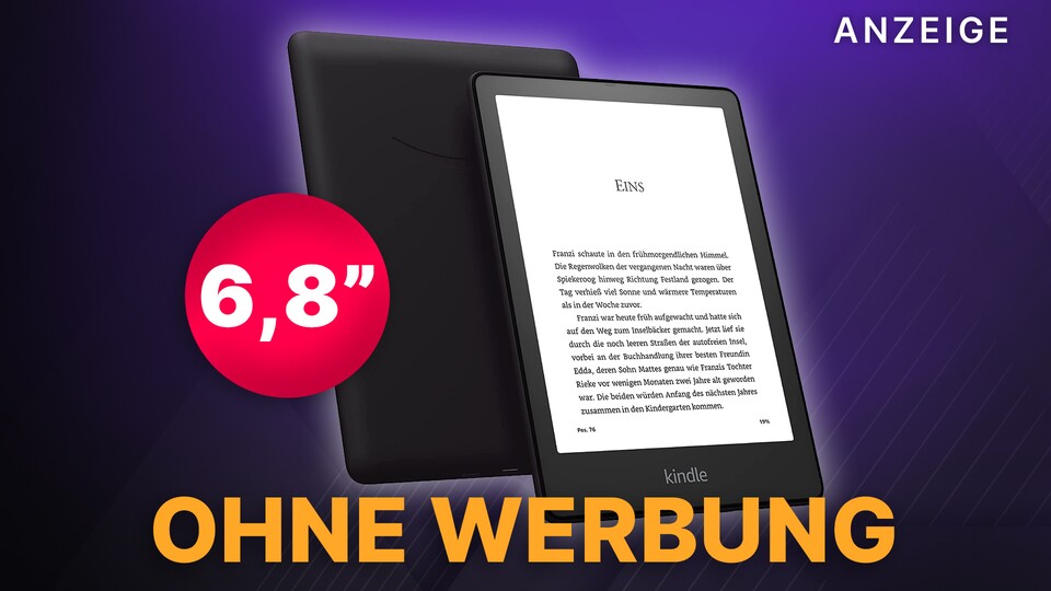 With the Kindle e-book reader, you no longer have to carry a heavy novel around with you.