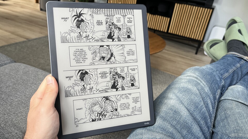 Mangas wie »Shaman King« machen auf dem großen 11-Zoll-Bildschirm richtig Spaß.