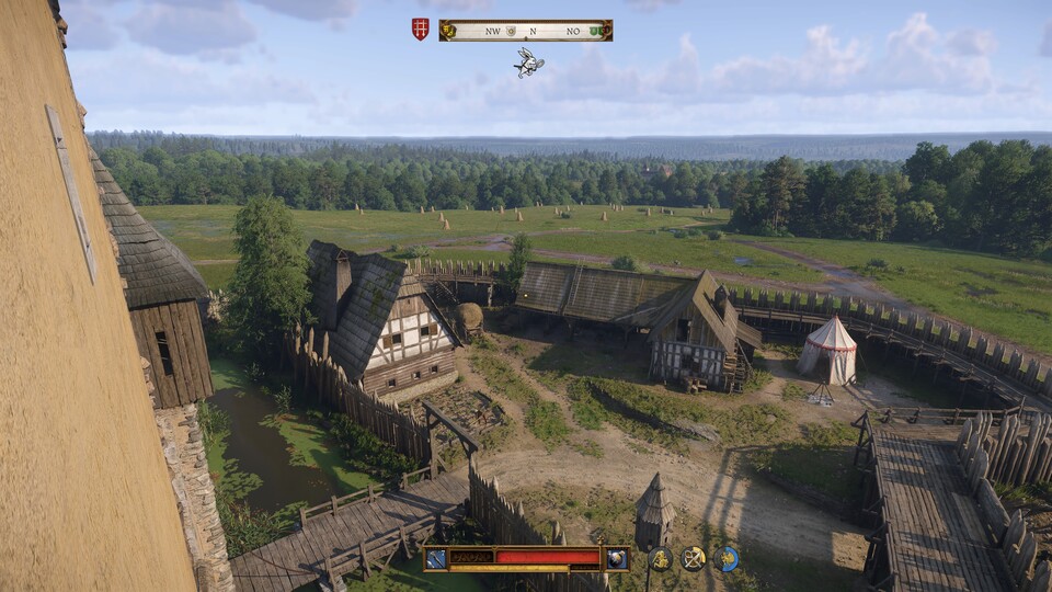 Aus Fenstern gucken lohnt sich in Kingdom Come 2 eigentlich immer, weil es so unverschämt schick aussieht.