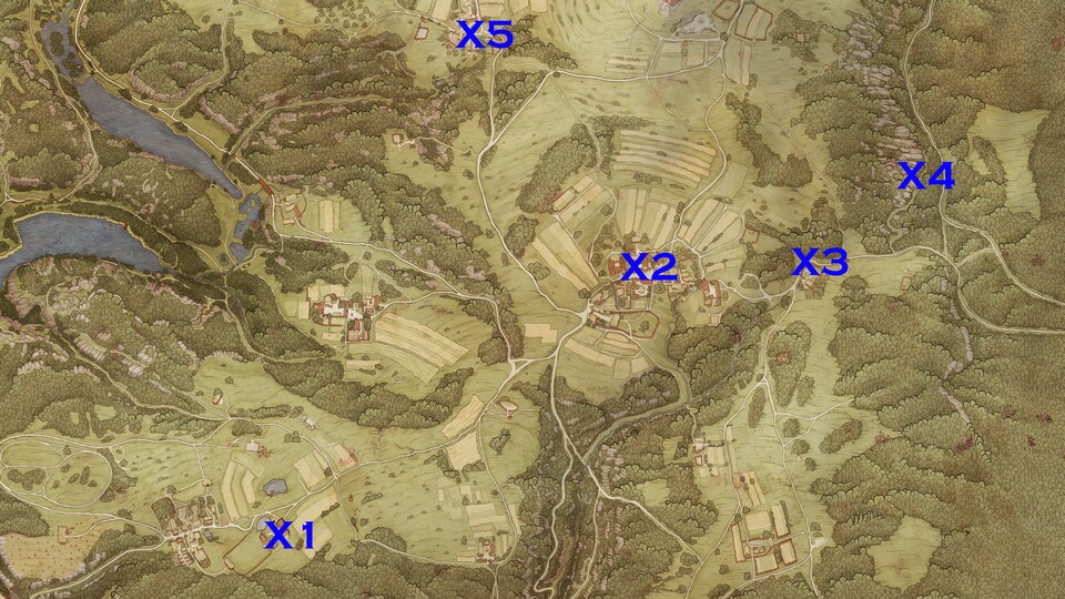 Auf der Karte haben wir euch alle wichtigen Orte eingezeichnet.