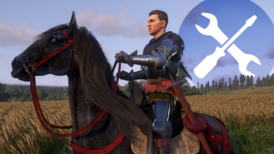 Heinrich wird dank Patch 1.3 zum professionellen Reiter.
