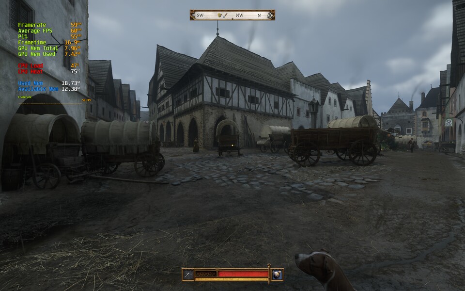 Ich hatte ehrlich nicht erwartet, dass das Spiel mit Ultra-Settings so rund läuft. Klar, DLSS 4 auf »Qualität« hilft hier nochmal etwas nach, aber baff war ich dennoch.