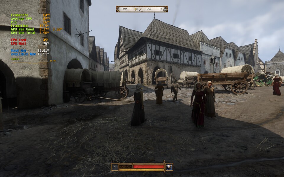 Mit der GeForce RTX 5070 Laptop bekommt ihr auf »Ultra« mit DLSS 4 auf »Qualität« im durchschnittlich über 60 FPS.