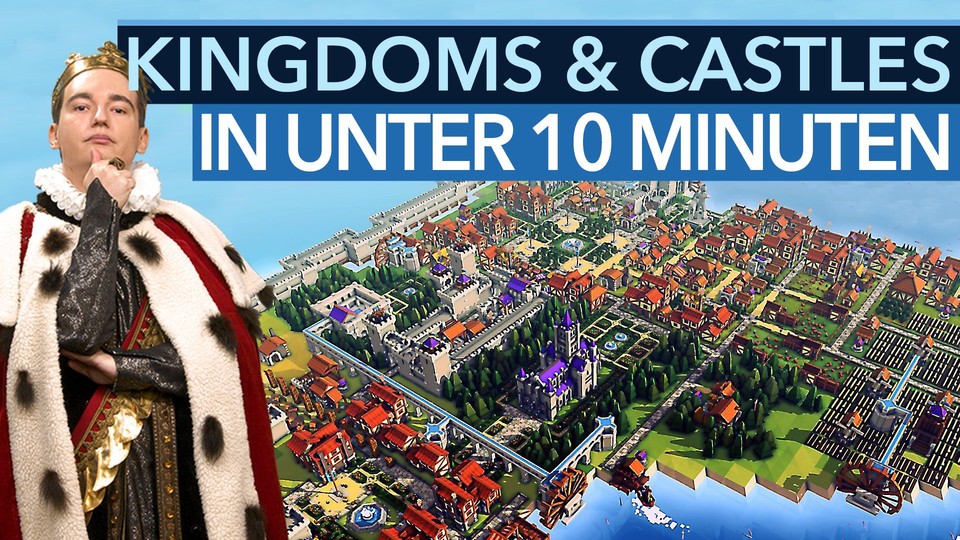 Kingdoms and Castles - Test-Video zum mittelalterlichen Aufbau-Spiel - Test-Video zum mittelalterlichen Aufbau-Spiel