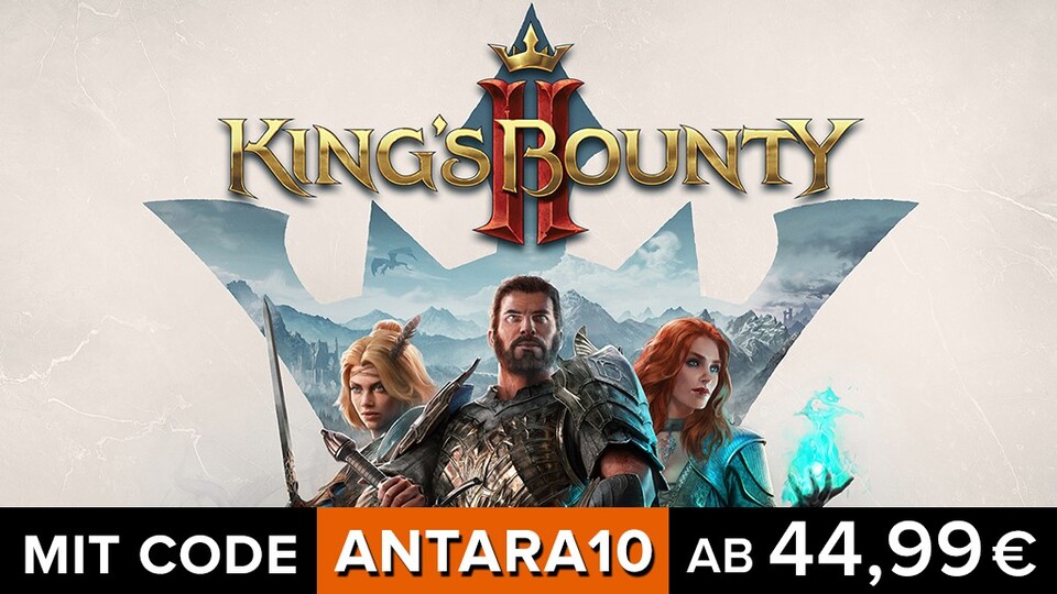 Kings Bounty 2 gibts jetzt bereits im Angebot für Vorbesteller. Mit dem Rabattcode spart ihr 10% und könnt direkt zu Release mit dem Mix aus Rollenspiel und Strategie loslegen.