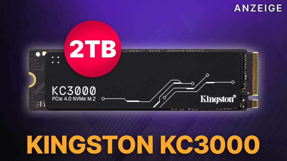 Die Kingston KC3000 bekommt ihr jetzt bei Alternate für nur 140,90€ - so günstig gabs die noch nie!