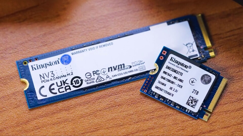 Die kompakte NV3 2230 gibt es mit bis zu 2 Terabyte, während es die große NV3 2280 auf bis zu 4 Terabyte schafft!