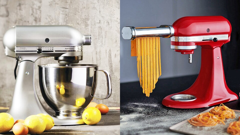 Fast jeder hat sie schonmal gesehen: ein zeitloses Design ist bei so einer Langlebigkeit auch nötig. Dazu hat KitchenAid auch Unmengen an optionalem Zubehör zu bieten.