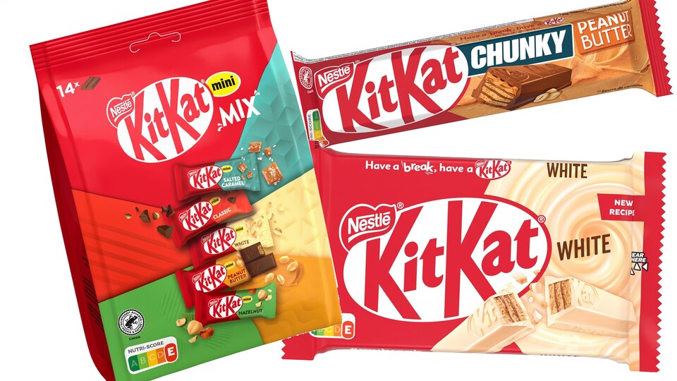 Natürlich gibt es auch andere Geschmacksrichtungen bei KitKats, aber für meine Rechnung habe ich sie mal ignoriert.