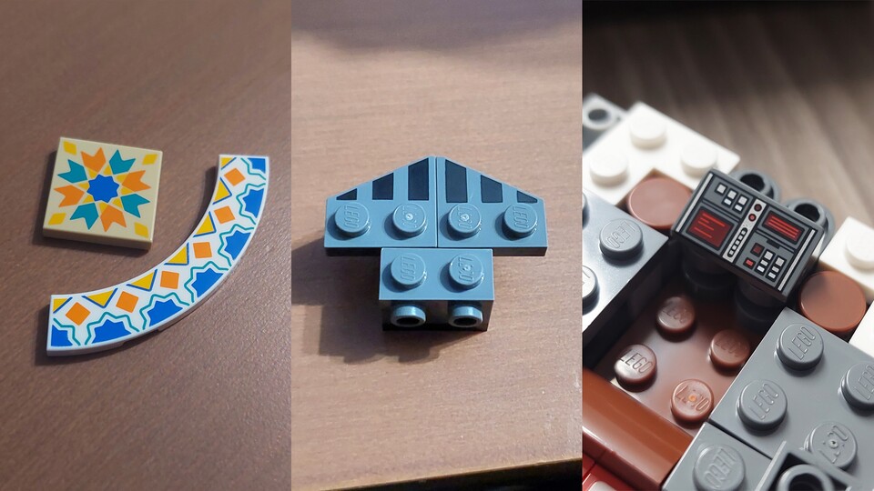 Lego kann durchaus schöne bedruckte Steine haben. Schade, dass sie nicht Standard sind.