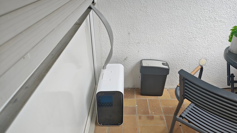 Draußen auf dem Balkon ist der beste Platz für das Gerät. (Bildquelle: Duy Linh DinhGameStar Tech)