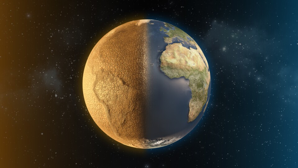 Hoe goed of slecht zullen we op Tomorrow Earth kunnen leven?  (Bron: Stock.adobe.com - appledesign)