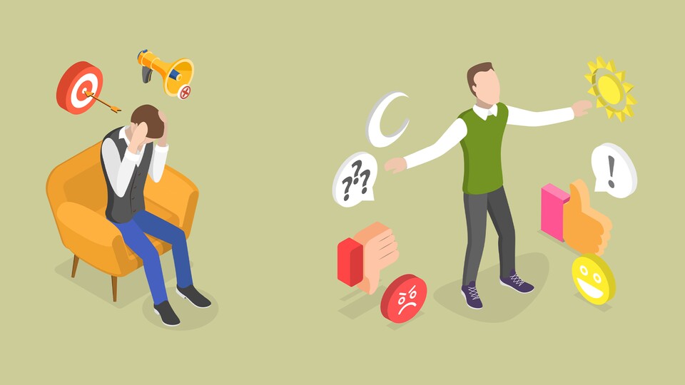 Bei der kognitiven Dissonanz versuchen wir uns selbst von einer Marke oder einem Produkt zu überzeugen, obwohl wir wissen, dass es von anderen negativer wahrgenommen wird. (Bild: TarikVision - adobe.stock.com)