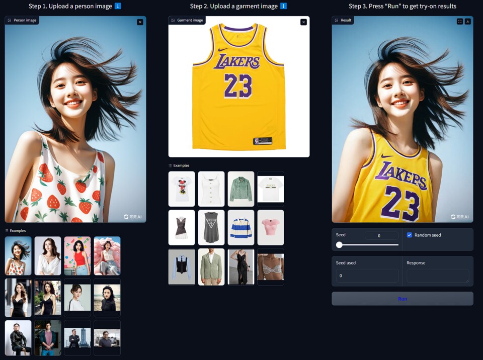 Kleidung anprobieren: KI-Style. Natürlich ist das nur eines von tausenden Beispielen für kleine, aber praktische Tools.
