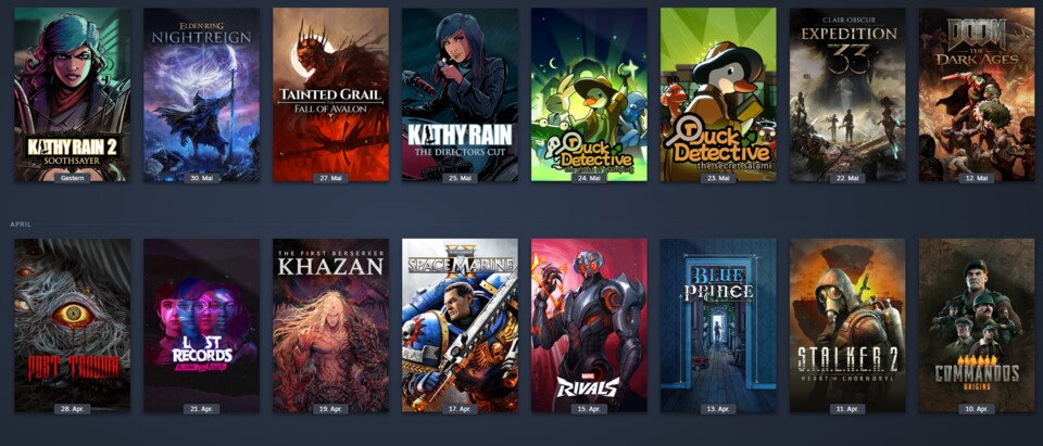 Wenn ich durch meine Steam-Bibliothek scrolle und mir vor Augen führe, welche Spiele ich bereits beendet habe, erfüllt mich das mit sehr viel Motivation. Ein schöner Kontrast zum Pile of Shame, der mir aus der Ecke böse Blicke zuwirft.