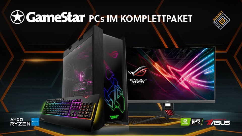 Komplette Gaming-PC Sets - Mit den GameStar-PCs Teaser GSPC