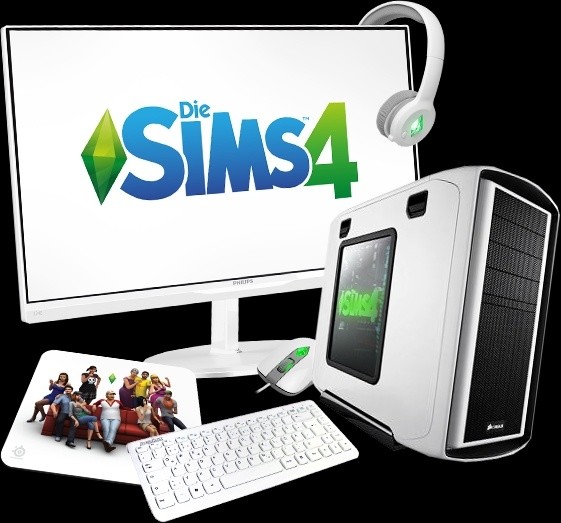 Am Gewinnspiel teilnehmen und diesen Sims-4-PC gewinnen.