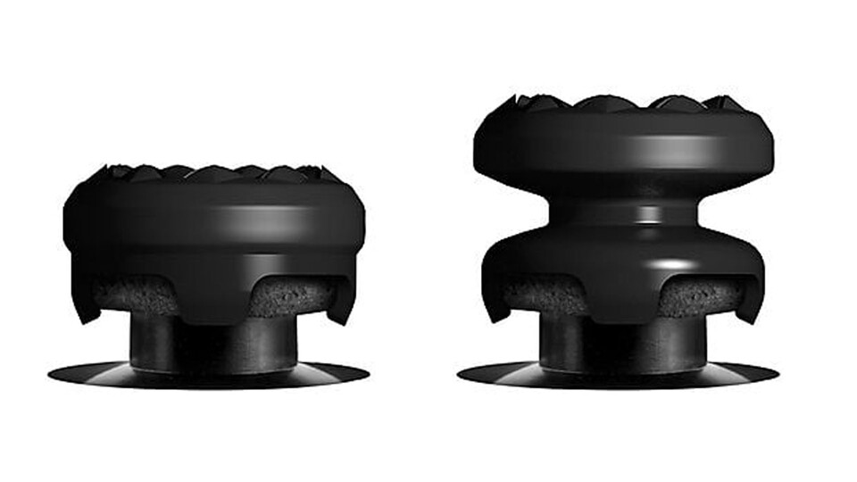 Ihr bekommt bei den KontrolFreek Galaxy Thumb Grips gleich zwei Erhöhungen mit. Eines fürs Aim und das andere für eurer Movement.