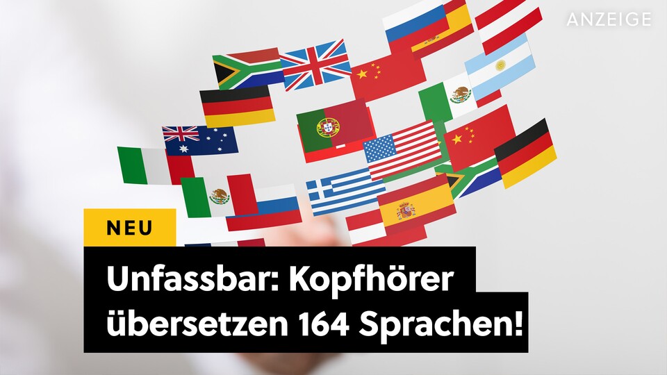 Ihr seid im Ausland und versteht nichts? Dank KI gehört das der Vergangenheit an - diese Kopfhörer sprechen 164 Sprachen.