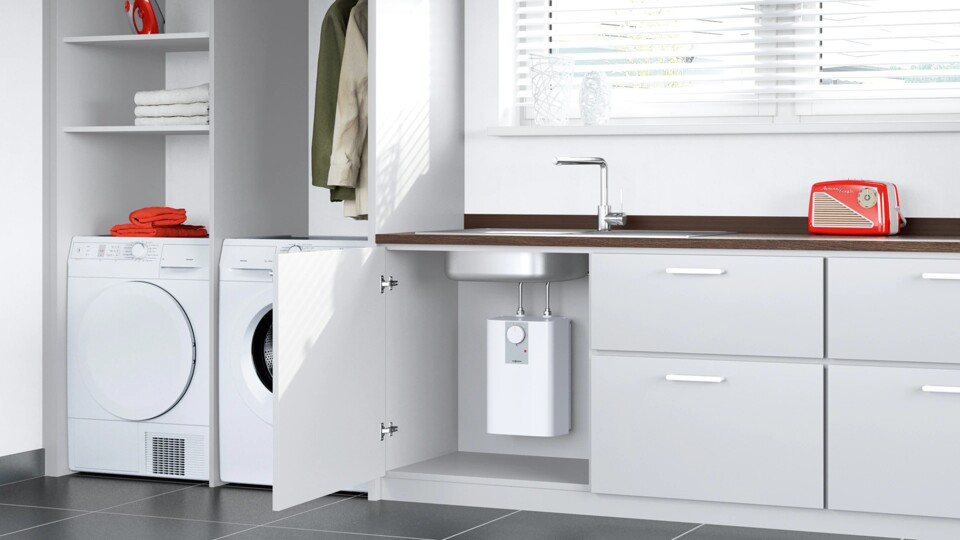 Meistens findet ihr euren Boiler in der Küche, im Bad oder im Keller. (Bild: Viessmann)