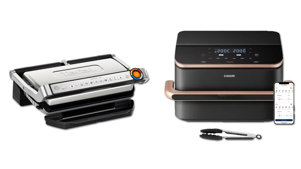 Wunderschöne Küchenhelfer: Mit dem OptiGrill und dem Cosori DualBlaze werden eure Mahlzeiten zum Erlebnis!