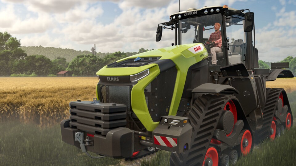 Im Landwirtschafts-Simulator 25 fahren wir Traktoren mit Raupenfahrwerken - die verringern den Bodendruck.
