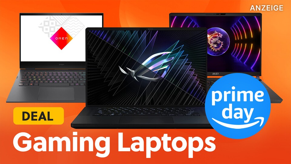 Der Amazon Prime Day ist eure Chance auf erstklassige Gaming Laptops mit lukrativen Rabatten!