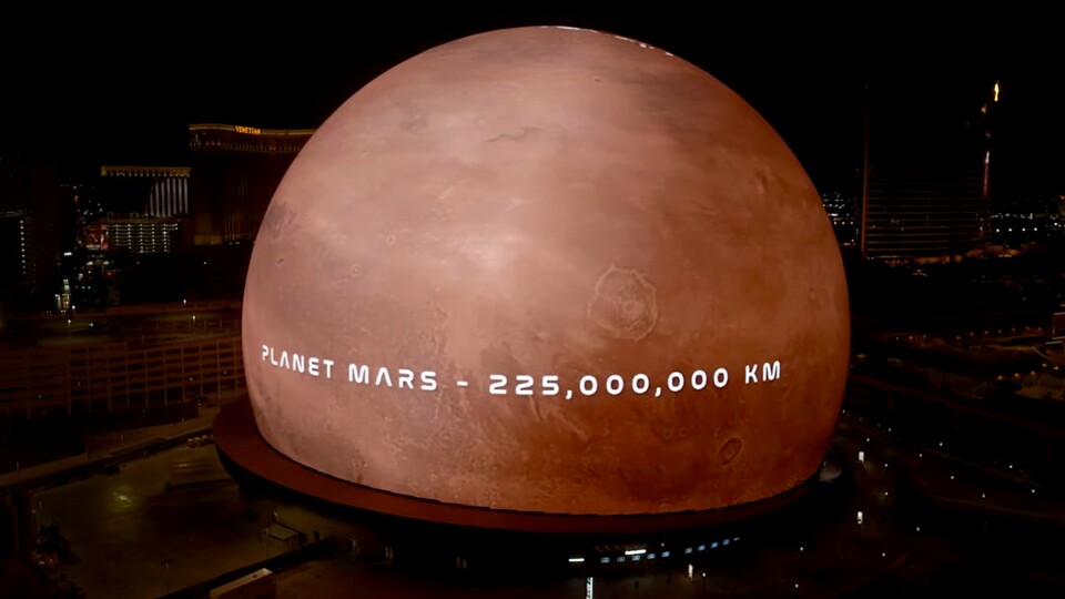 LEDs stellen den Mars dar