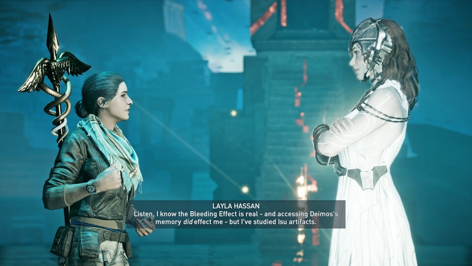 Layla soll mit der Hilfe von Aletheia den Weltuntergang stoppen, verliert durch den Hermes-Stab aber zunehmend die Kontrolle.