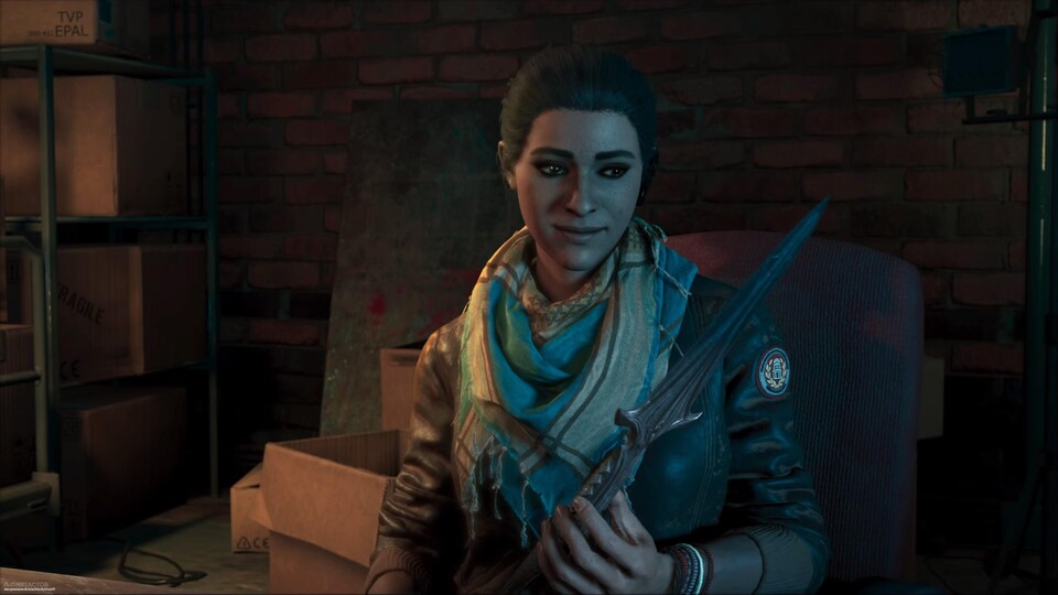 Layla sucht zunächst für Abstergo nach Edenartefakten, wechselt dann aber die Seiten.