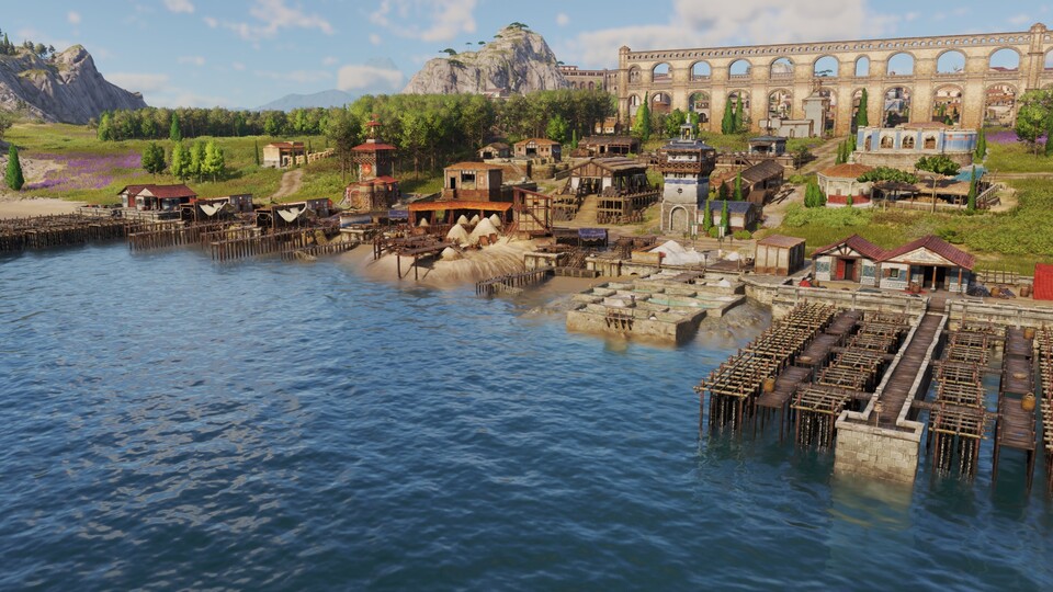 Eure Buchten solltet ihr so effizient
wie möglich nutzen – bis ihr
die Meereshäfen erforscht habt.