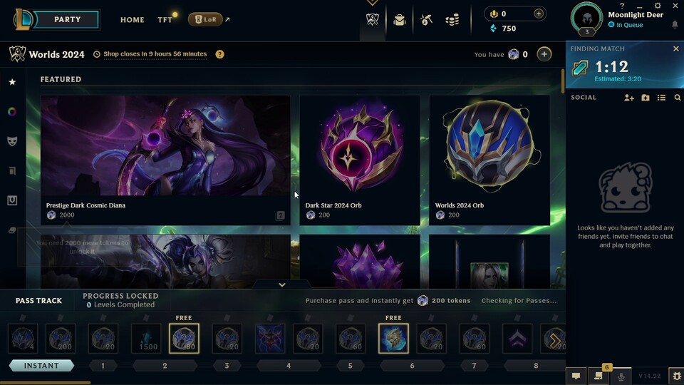 Wie fast jedes Multiplayer-Spiel heutzutage, hat LoL natürlich einen Echtgeld-Shop und Battle Passes mit haufenweise Cosmetics. Wollt ihr für wenig Geld schicke Skins und andere Goodies, ist Grinden angesagt.