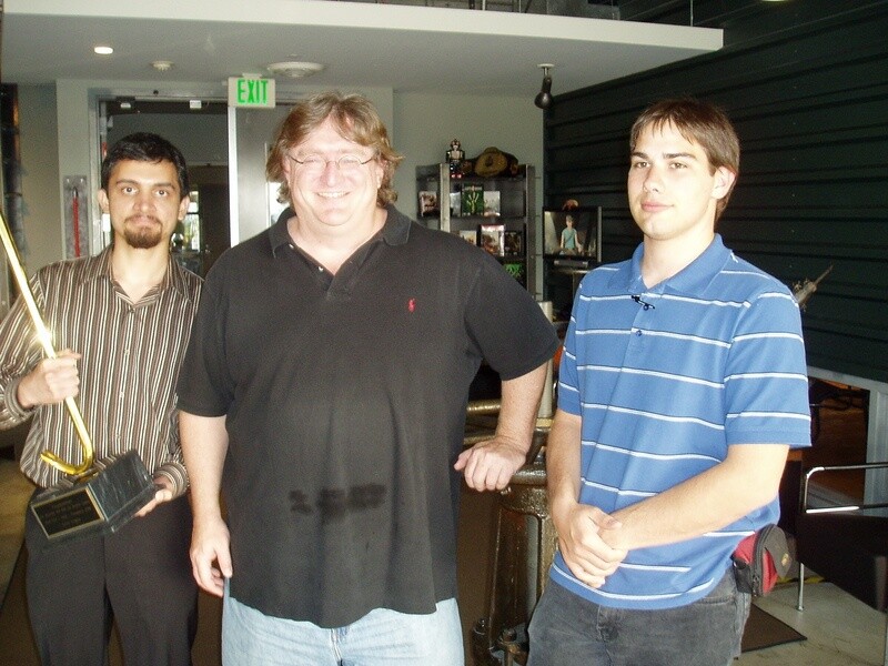Walking_Target, Agent of Chaos und Valve-Chef Gabe Newell.