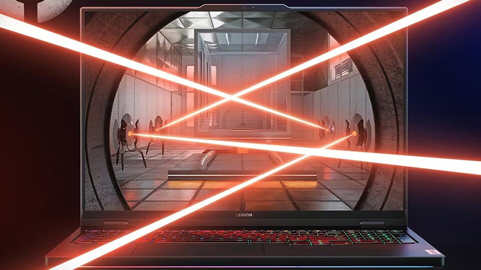 Der Bildschirm ist schärfer als die Laser der Turrets aus Portal.