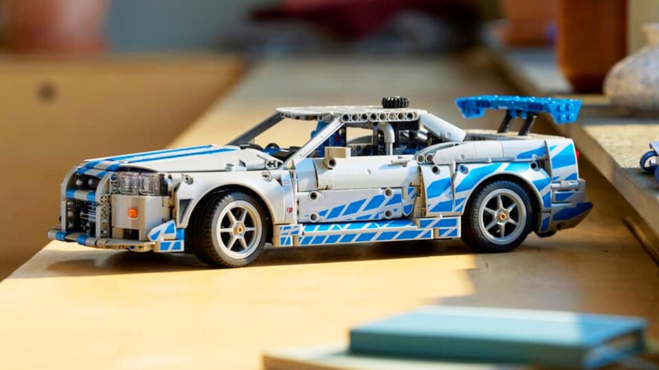 Genauso kantig wie das Original: Der LEGO Technic R34 GT-R kommt dem von Brian OConner schon wirklich nah.