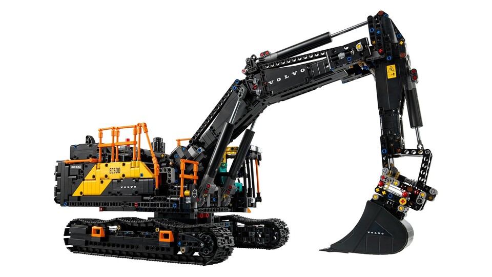 Der LEGO Technic 42215 Volvo EC500 Hybrid-Bagger hat keine Fernsteuerung.