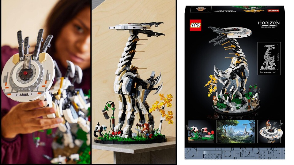 Der LEGO Tallneck ist ein richtig detailliertes Set - und fast 40 Zentimeter groß.