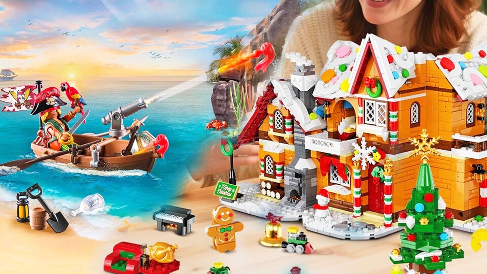 Dieses große Lebkuchenhaus kommt aus dem Adventskalender der mir unbekannten Marke HOGOKIDS – cool sieht es auf jeden Fall aus!