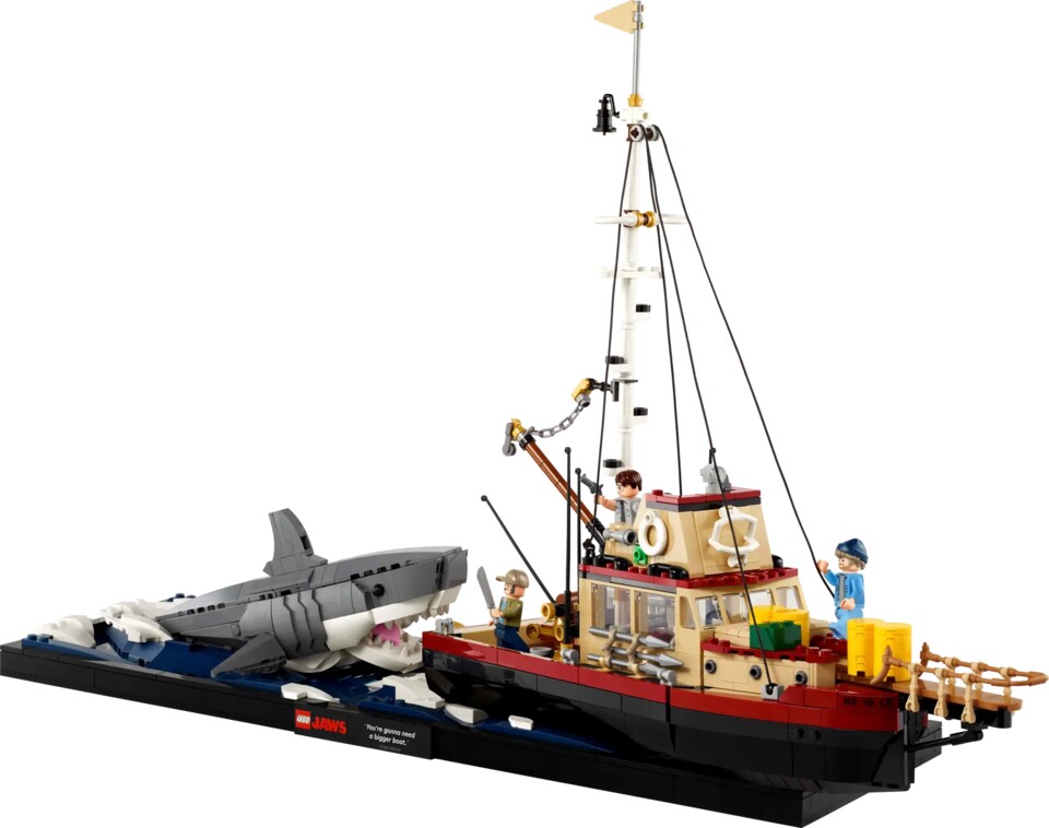 Bei Lego ist das Boot noch ganz. Bildquelle: Lego.