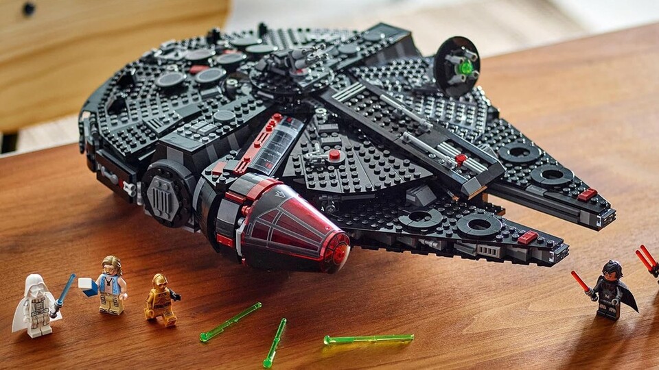 Jedi Vader und Darth Rey statt Han Solo und Chewbacca: Das LEGO-Set zum Dunklen Millennium Falken ist komplett abgespaced!