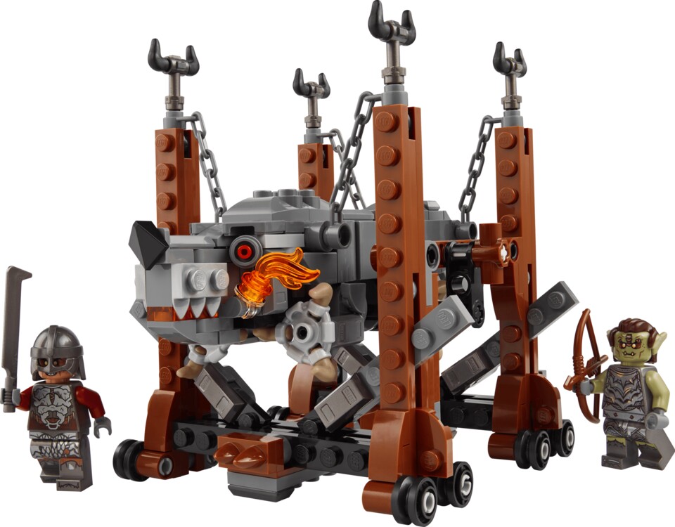 Die Lego-Version von Grond ist nicht dazu geeignet, Burg-Tore einzurammen. Dafür müssten die Steine von Cobi sein. Bildquelle: Lego.